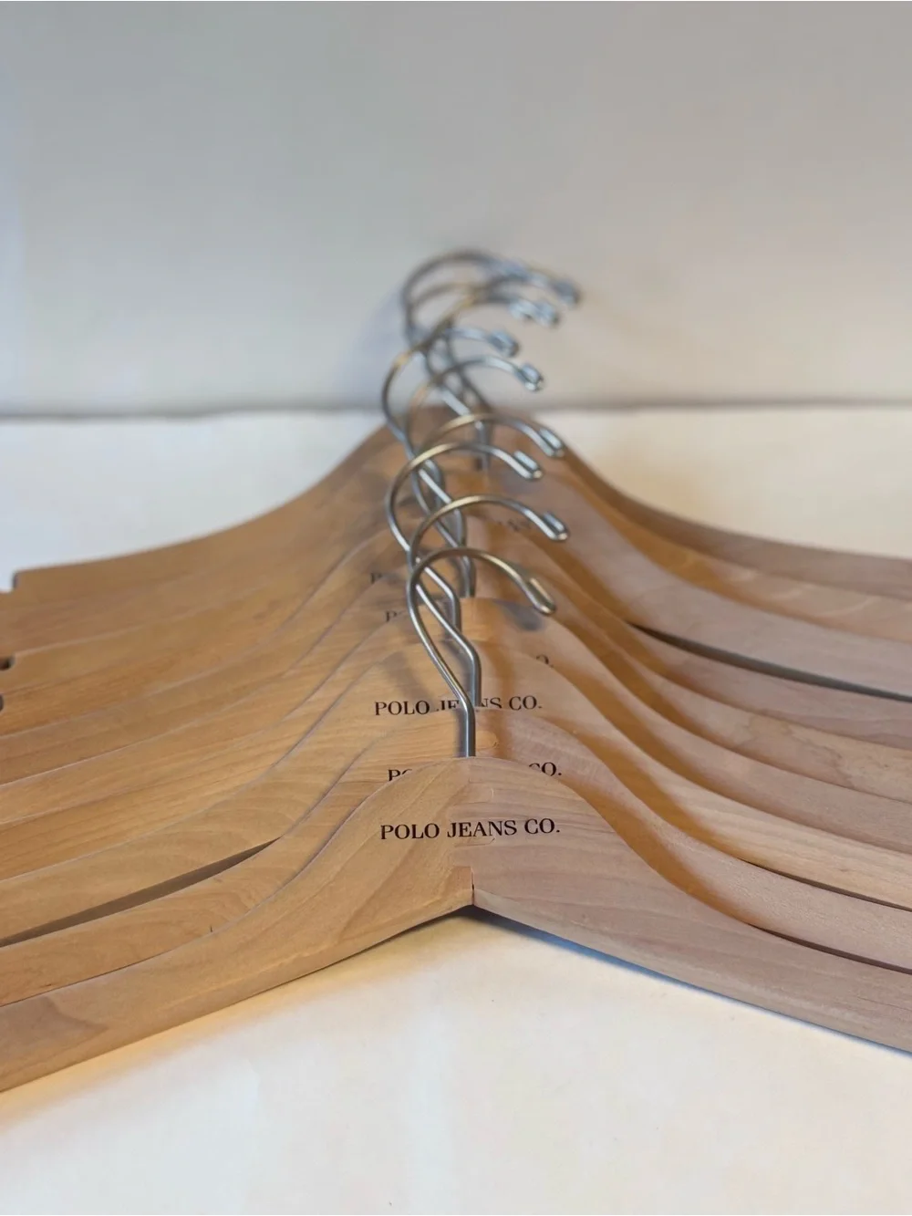 Wooden Shirt Hangers Set of 10
